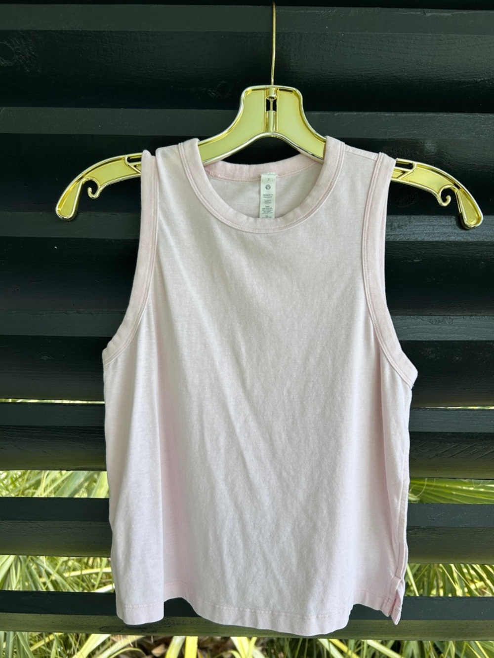 lululemon athletica Soft Pink Sleeveless Tank